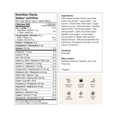 Barre de nutrition bio - boîte