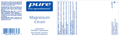 Magnesium (citrate)