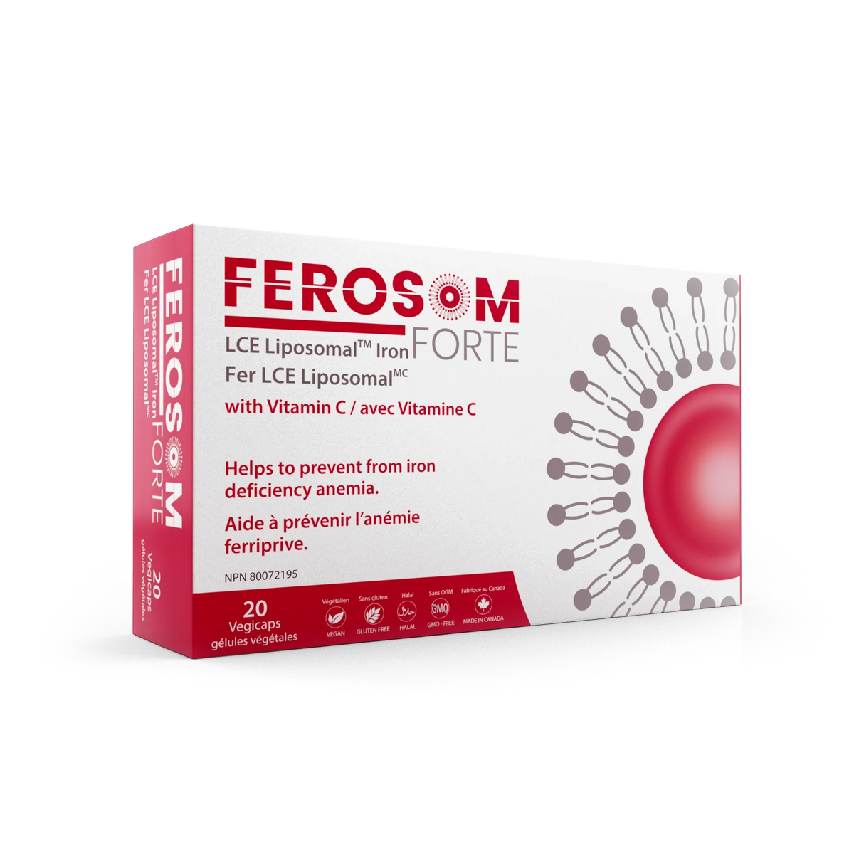 Ferosom Forte LCE Liposomal Iron Supplement