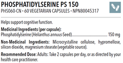 PS 150 Phosphatidylserine